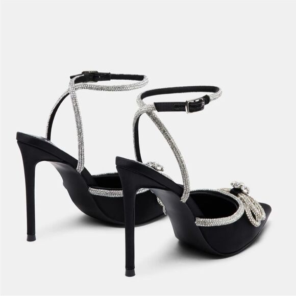 STEVE Madden VALLOREY Embellished Ankle Strap Pumps - Picture 7 of 12